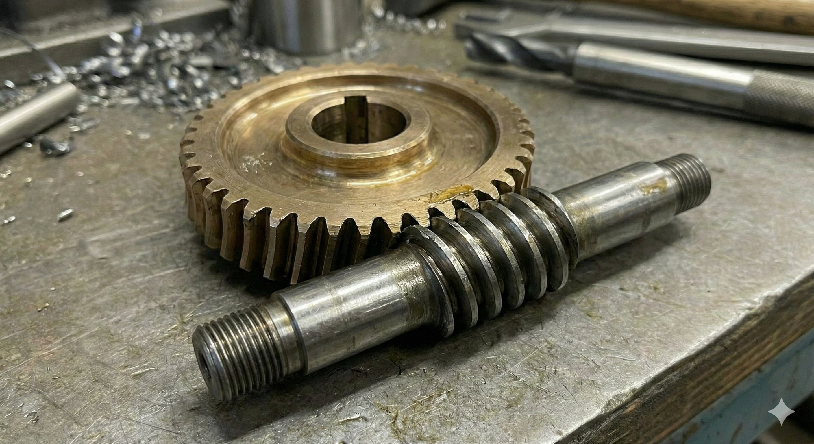 Sistema reductor de tornillo sinfín y corona para alta reducción de velocidad y autobloqueo